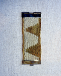Handmade Chaguar Fiber Bracelet  & Silver Nickel | Yellow & White