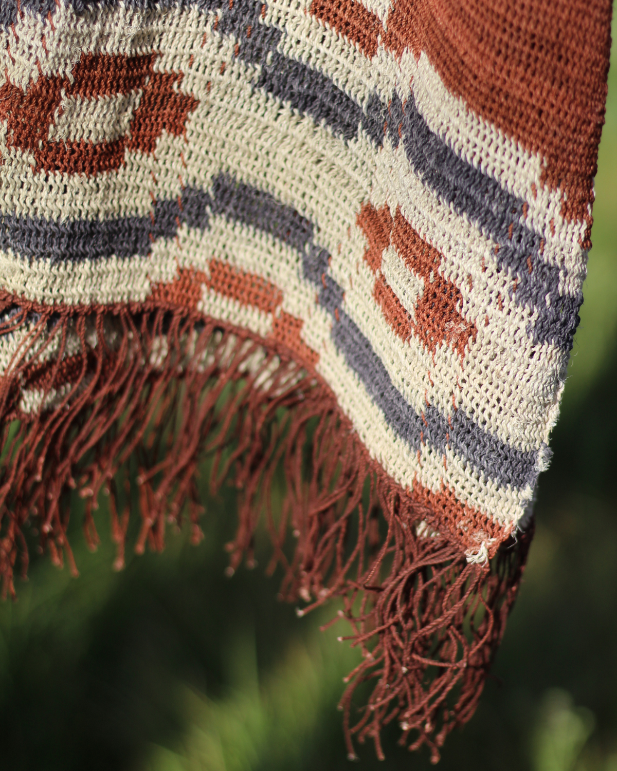 Handmade Chaguar Fiber Table Runner | Chocolate