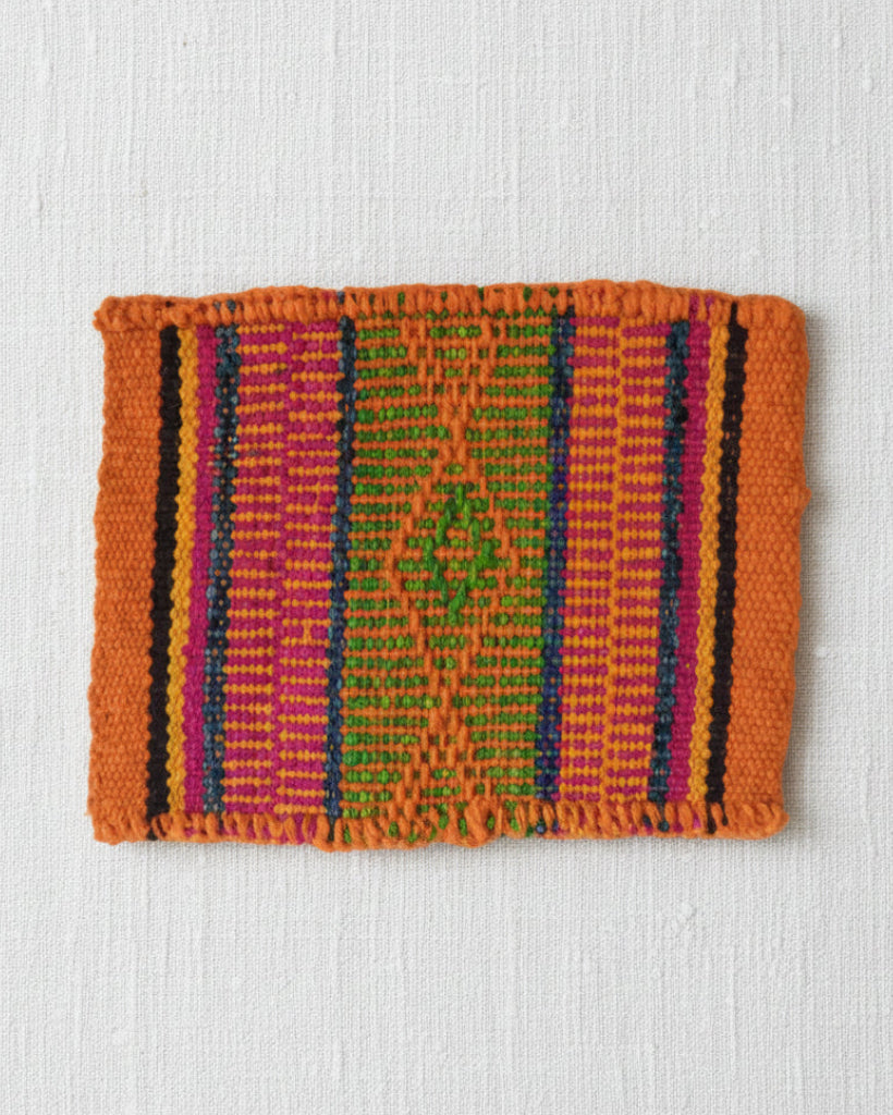 Handwoven Table Placemats | Orange Pampa