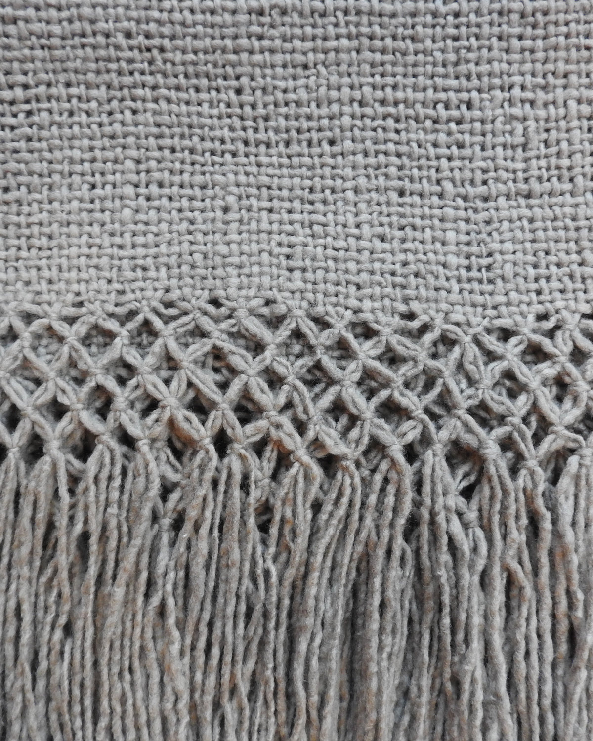 Large Merino Wool Throw Blanket | Yerba Mate Green