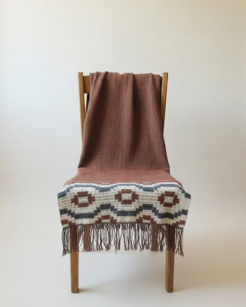 Handmade Chaguar Fiber Table Runner | Chocolate
