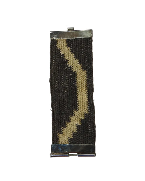 Handmade Chaguar Fiber Bracelet  & Silver Nickel | Milk Chocolate