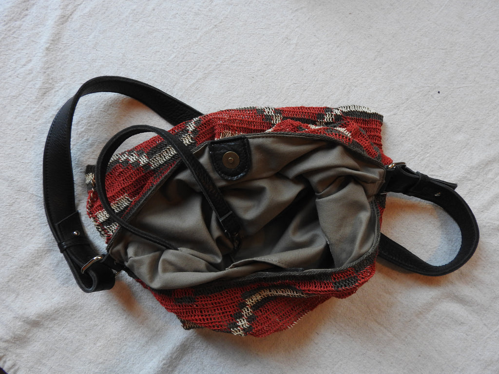 Handmade Chaguar Fiber Purse | Red