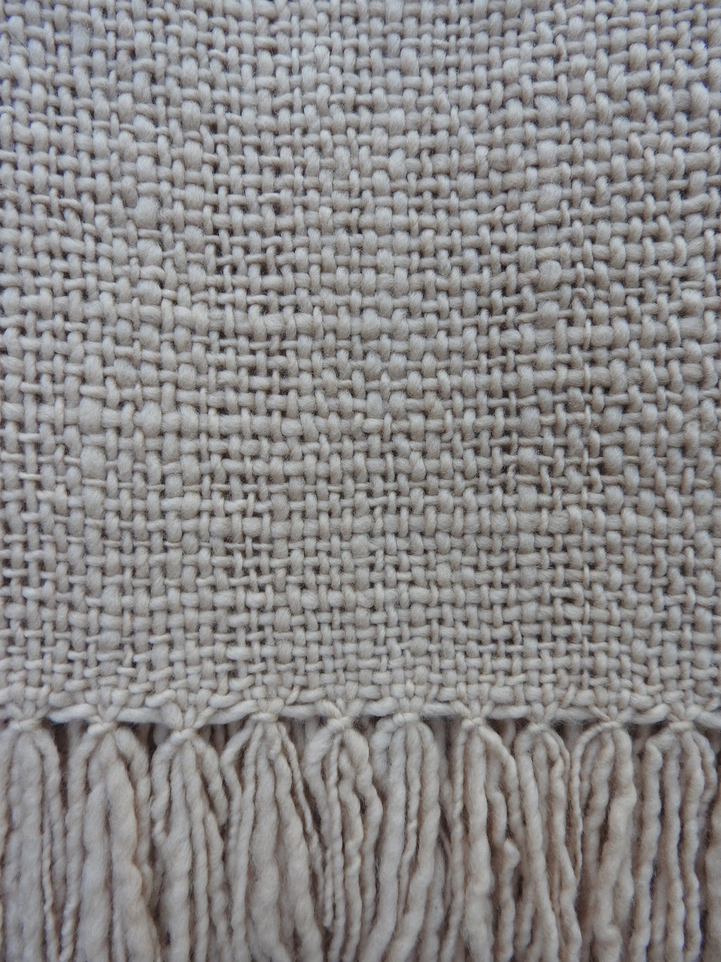 Merino Wool Throw Blanket | Milk Tea Pink