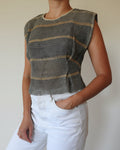 Handmade Chaguar Fiber Top | Stripes Pattern