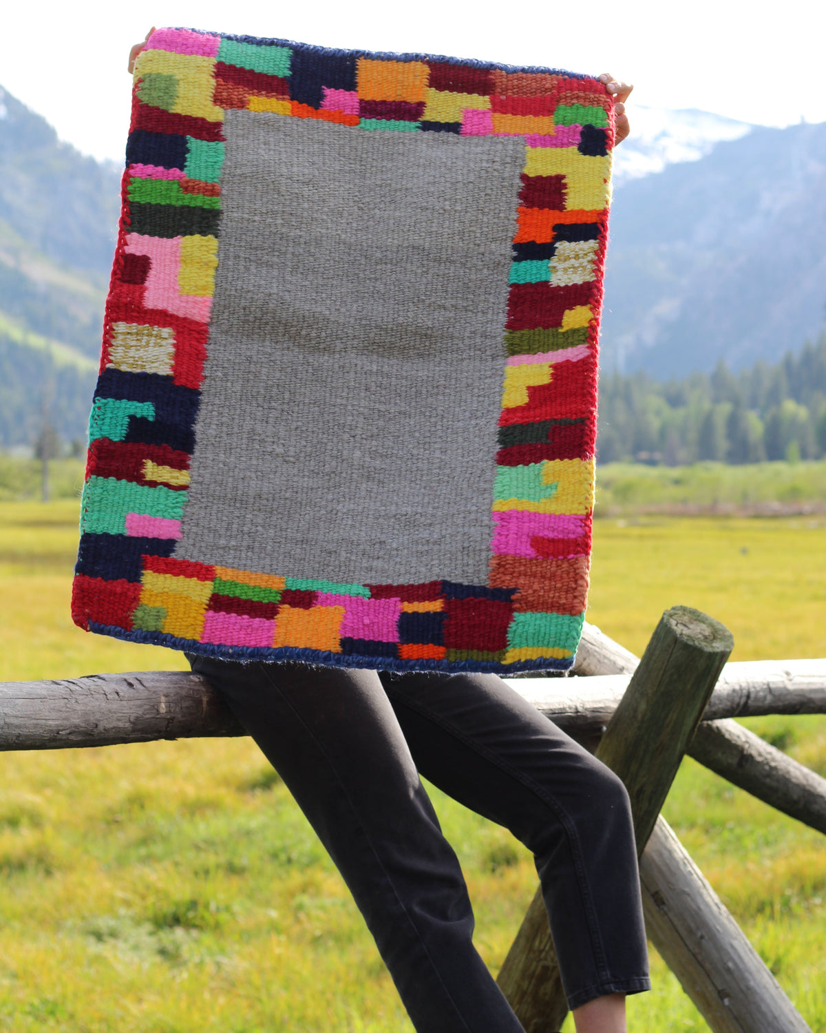 Patchwork Handwoven Wool Rug